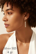 Boucles d’oreilles Élance Argent