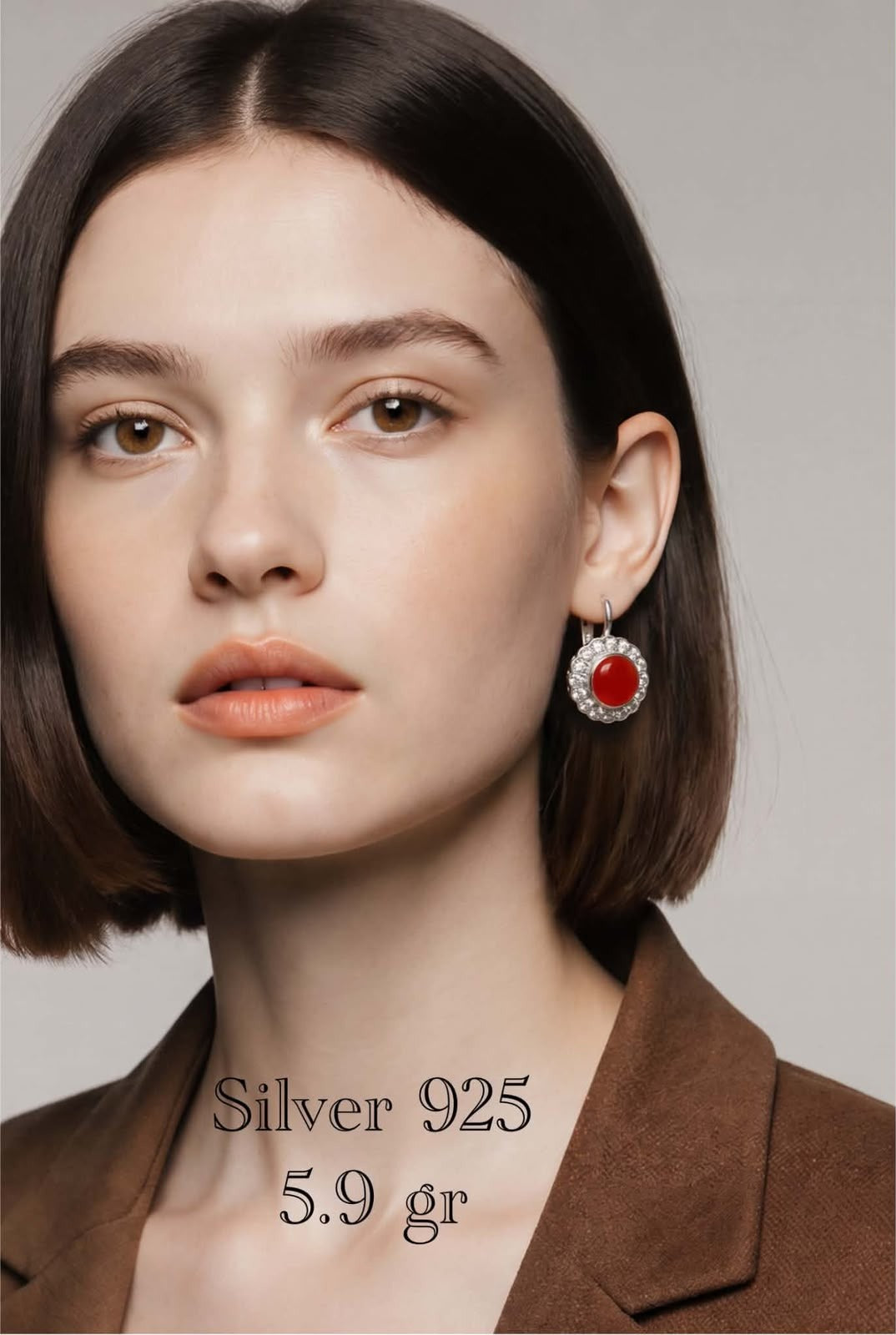Boucles Rubis Éclat