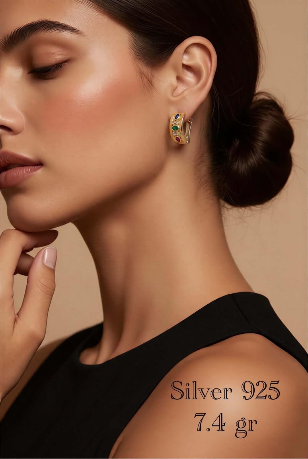 Boucles Émeraude Fine
