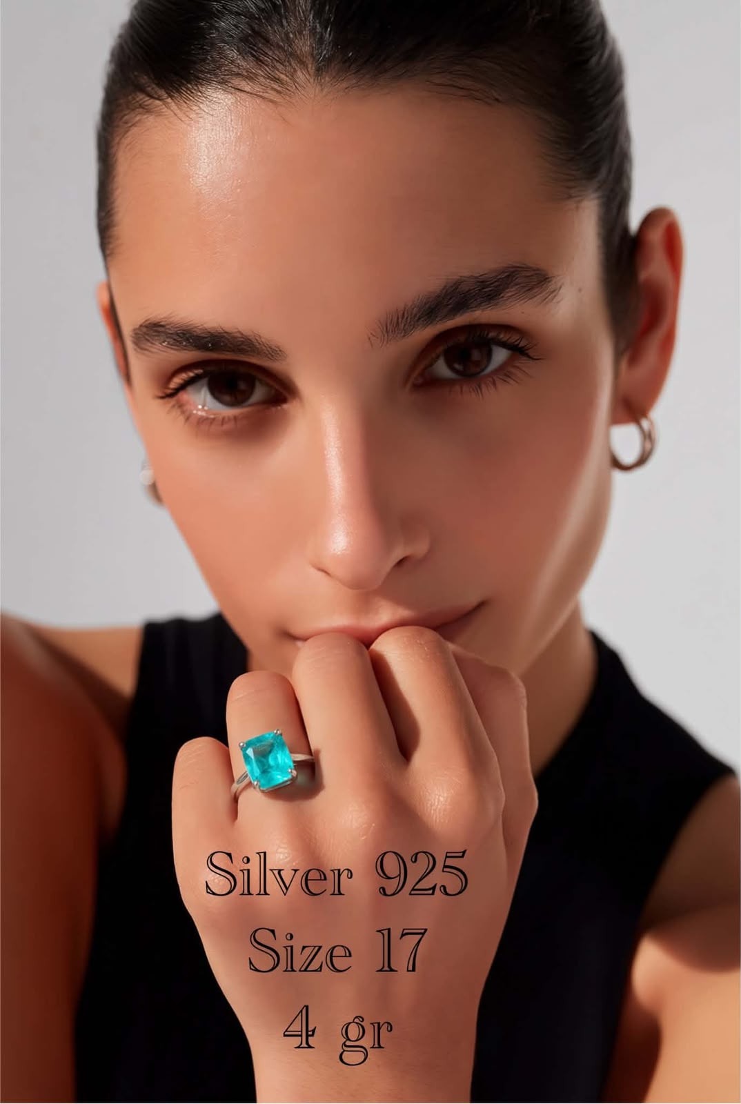 Bague Halo Argent