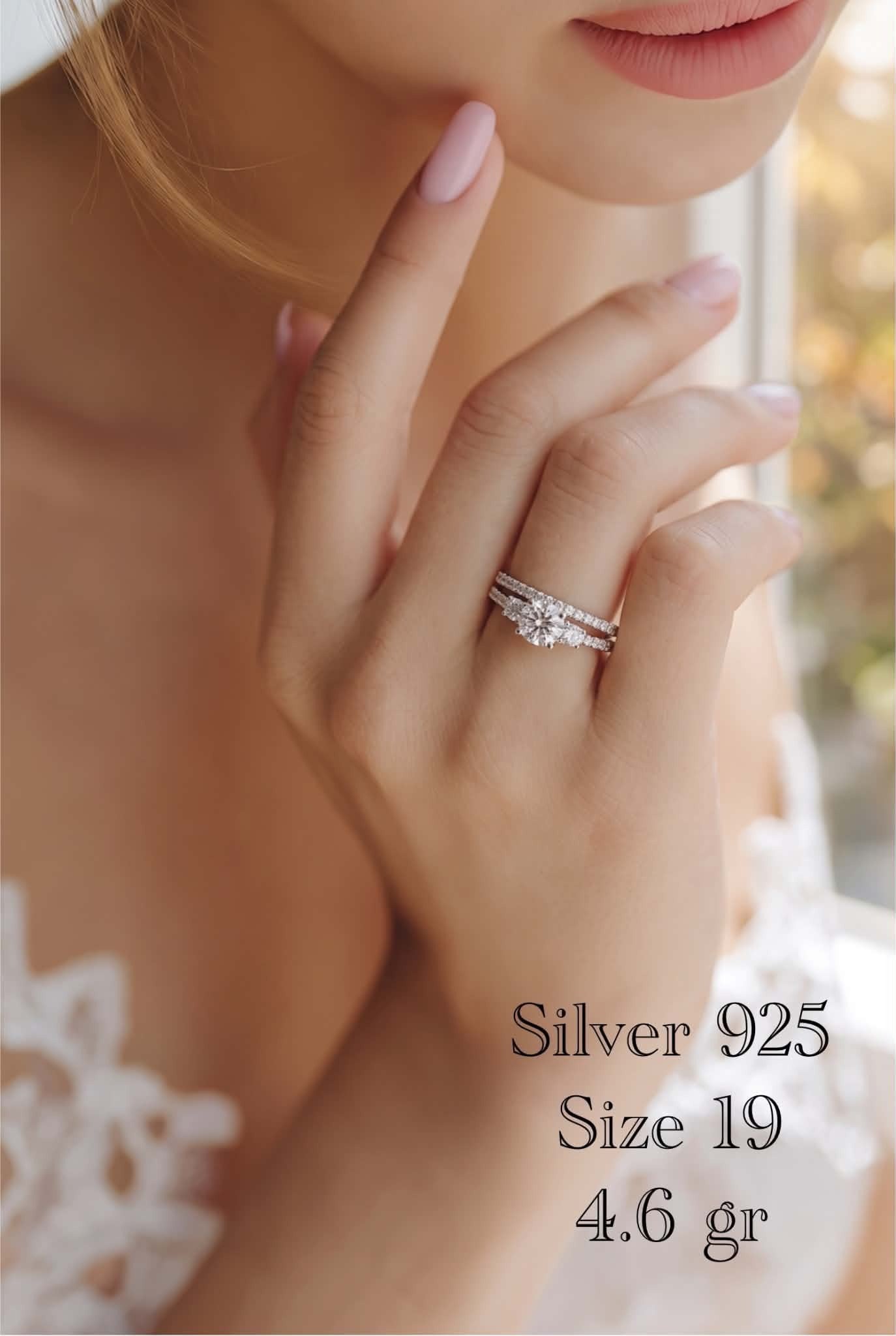 Bague Double Ligne