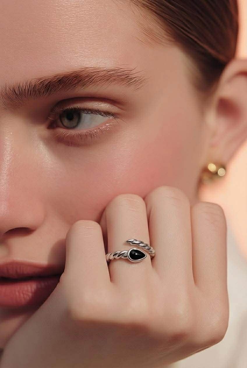 Bague Éclat Bleu Intense